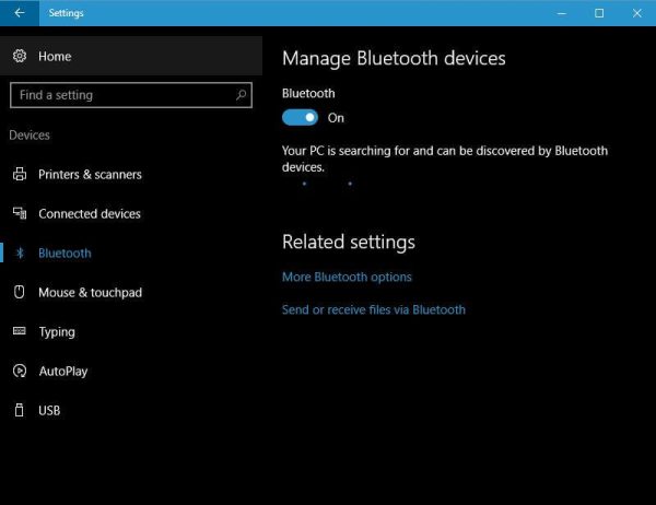 How to Enable and Use Bluetooth in Windows 10? | RouterUnlock.com